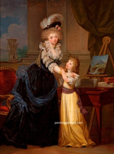 A Young Lady and a Little Girl.jpg