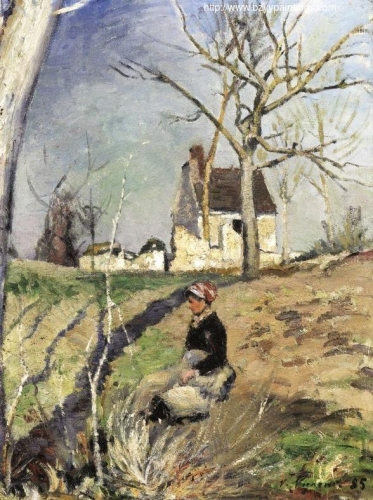 Woman in front of a Farm House.jpg