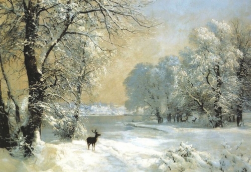 Deer in a Snow-Covered Landscape.jpg