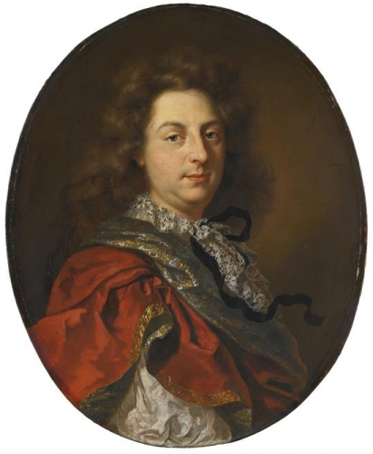 Portrait of a Gentleman half-length wearing a red mantle.jpg