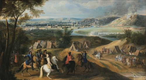 King Louis XIV and His Retinue at the Siege of a Walled City.jpg