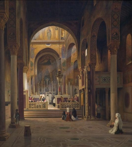 Interior of the Capella Palatina in Palermo.jpg