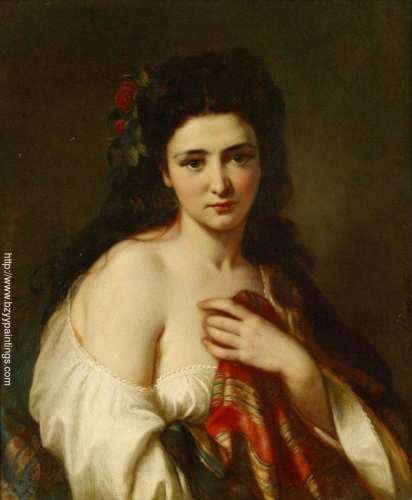 Portrait of a maiden with roses in her hair.jpg