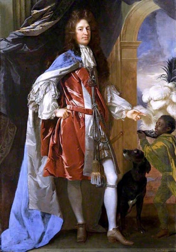 Charles Seymour 6th Duke of Somerset KG with a Black Page.jpg